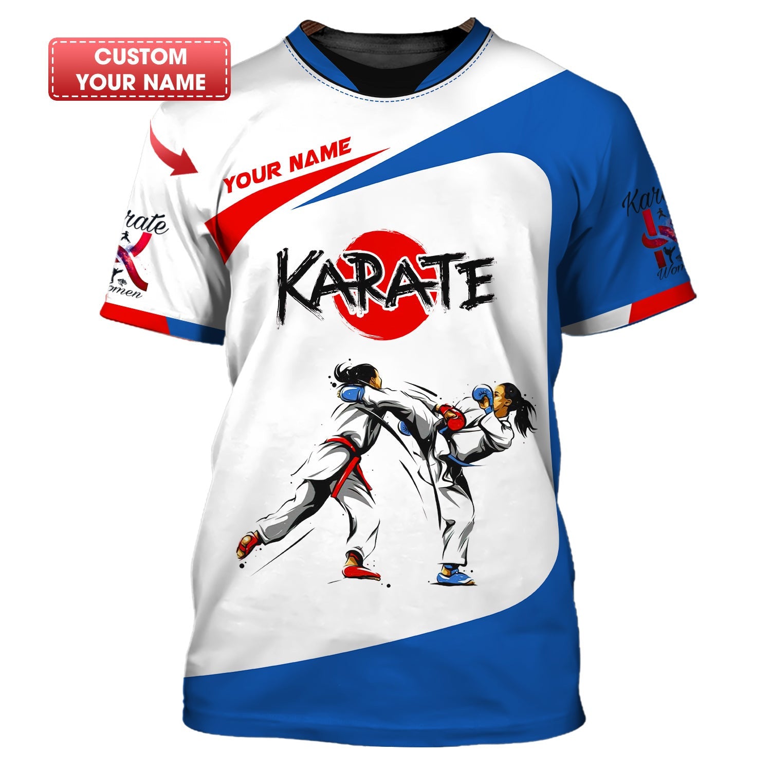 Custom Name Karate Shirt Personalized Name Gift For Karate Lovers