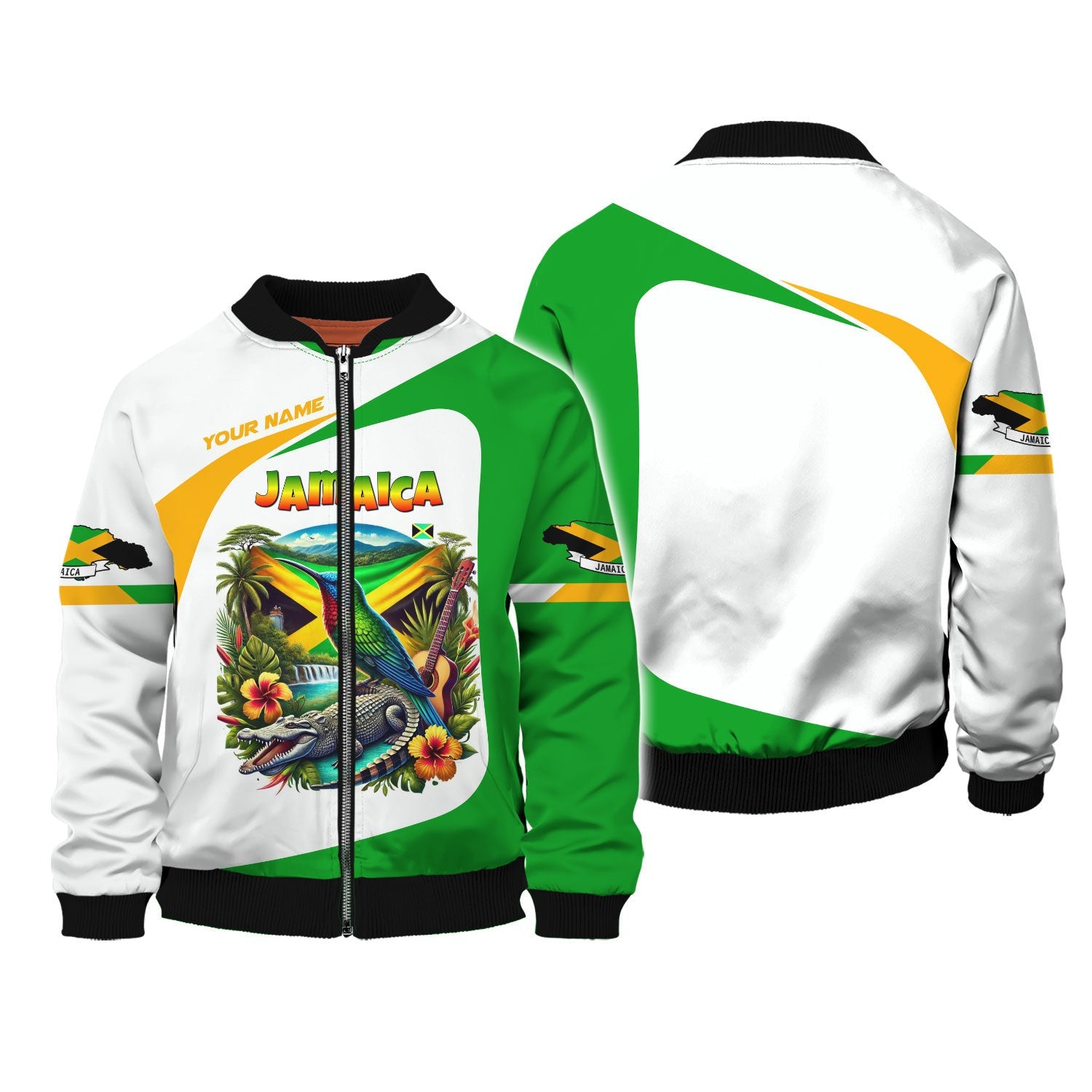 3D Full Print Jamaica Shirt Personalized Name Gift For Jamaica Lovers