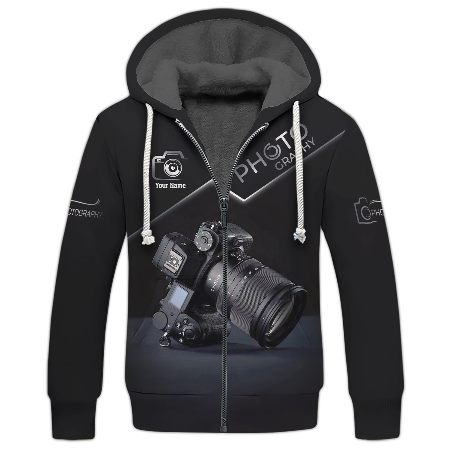 3D Full Print Photography Shirt Personalized Name Gift For Photographer Lovers