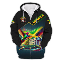 3D Full Print National Pride Of Jamaica Shirts Personalized Name Gift For Jamaican Lovers