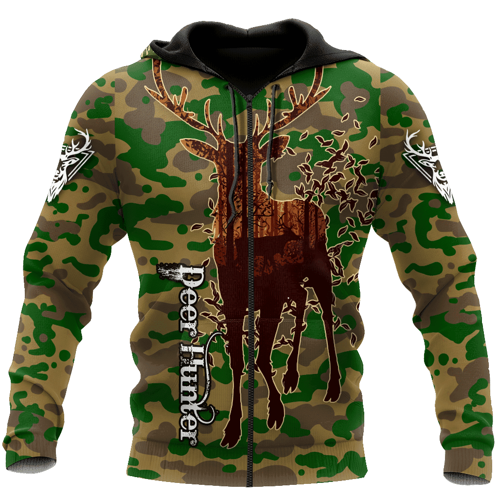 3D Unisex Hoodie Deer Hunting - Amaze Style��??��?-Apparel