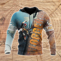 3D Logger Man Unisex Hoodie Pi112030 - Amaze Style��??��?-Apparel