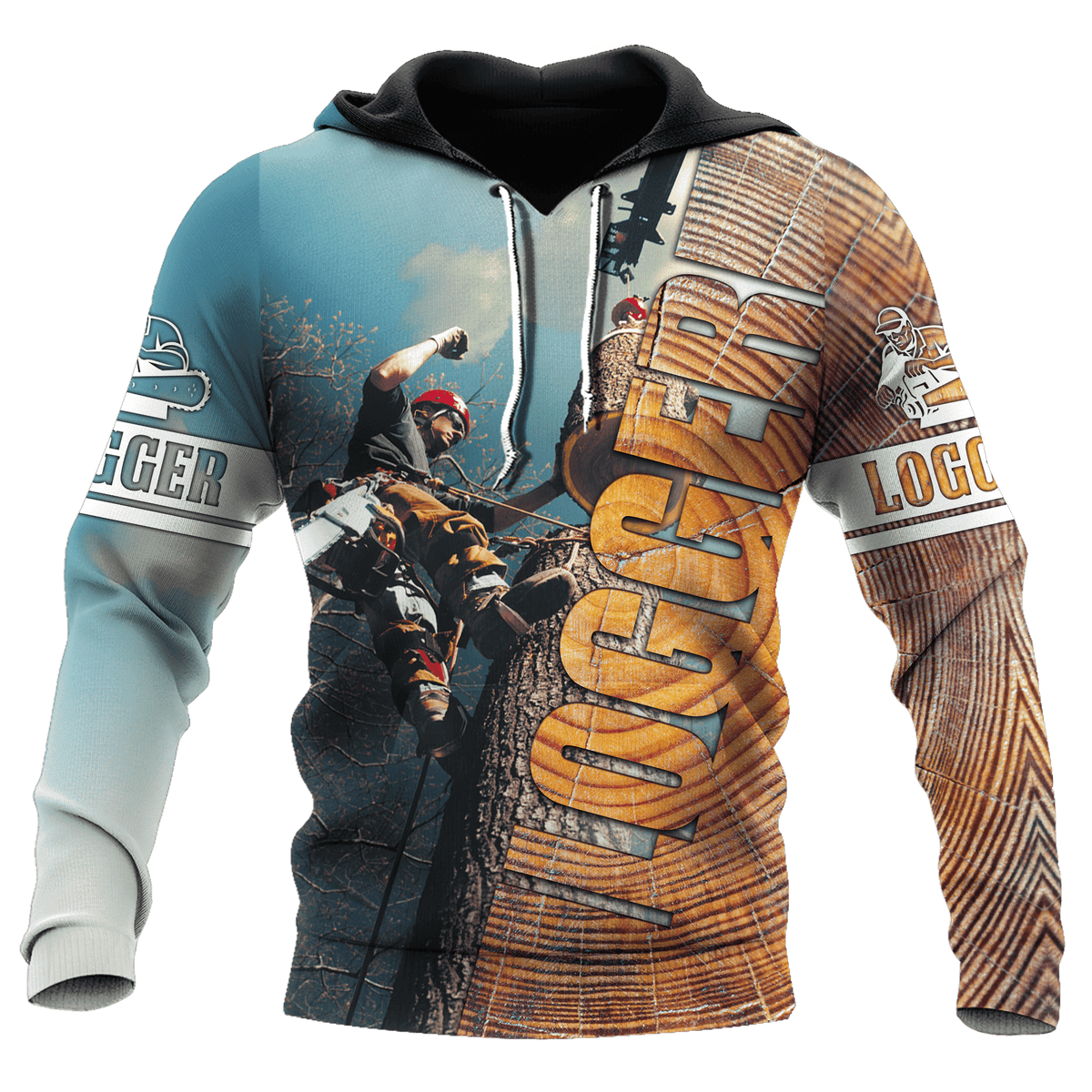 3D Logger Man Unisex Hoodie Pi112030 - Amaze Style��??��?-Apparel