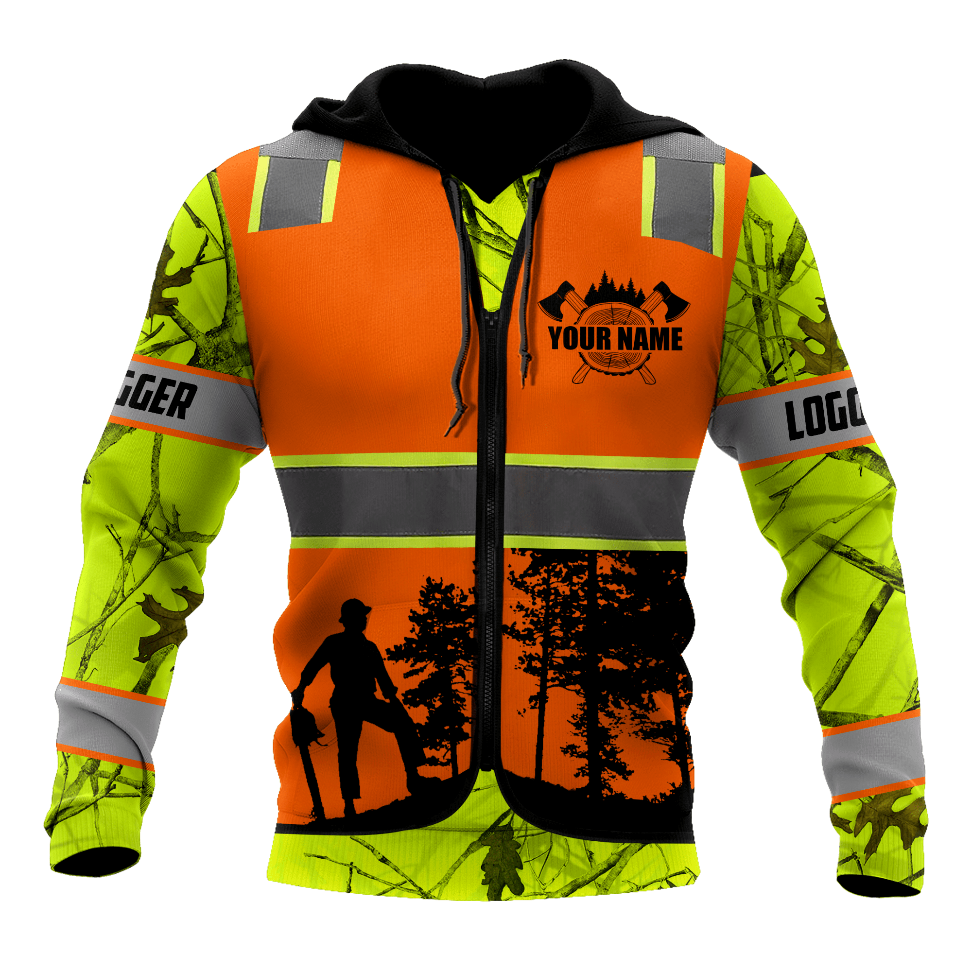 3D Chainsaw Logger Quotes Custom Name Unisex Shirts AM112047 - Amaze Style��??��?-Apparel