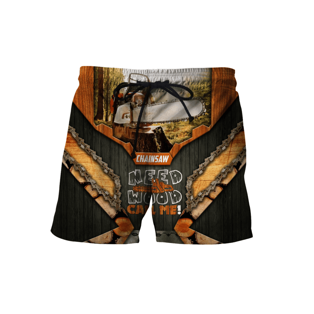 3D Chainsaw Need Wood Call Me Unisex Shirts TNA10262003 - Amaze Style��??��?-Apparel