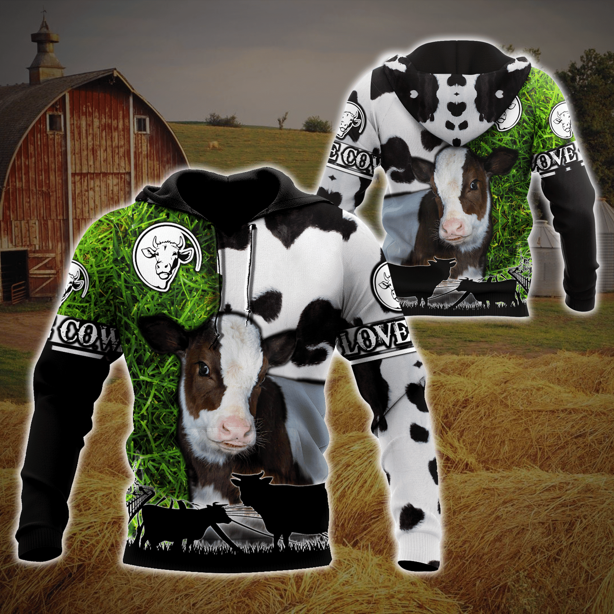 Cow Shirt For Men And Women MH231020STS - Amaze Style��??��?-Apparel