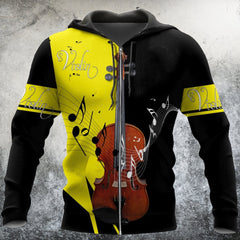 Violin music 3d hoodie shirt for men and women HG HAC16122 - Amaze Style��??��?-Apparel