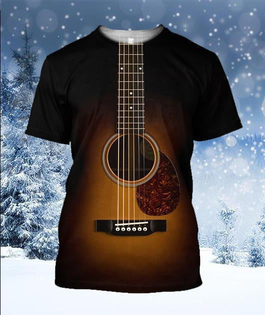 3D All Over Printed Guitar Art Shirts HG - Amaze Style��??��?