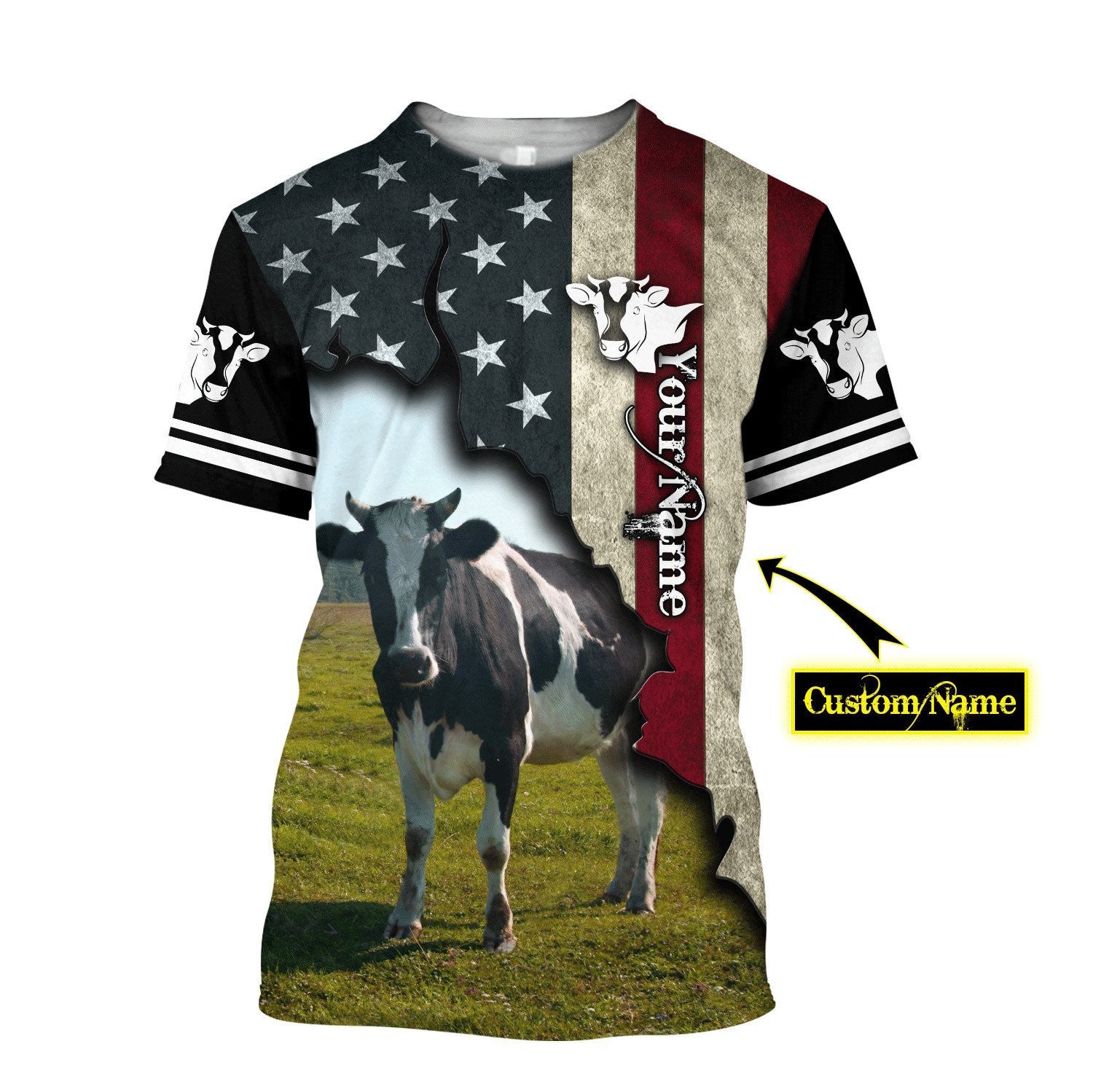 Cow 3D hoodie shirt for men and women customize name VP28102001 - Amaze Style��??��?-Apparel