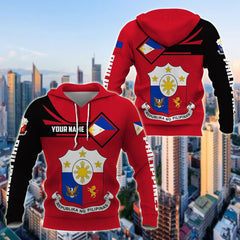 Customize Philippines Coat Of Arms 3D Unisex Adult Shirts