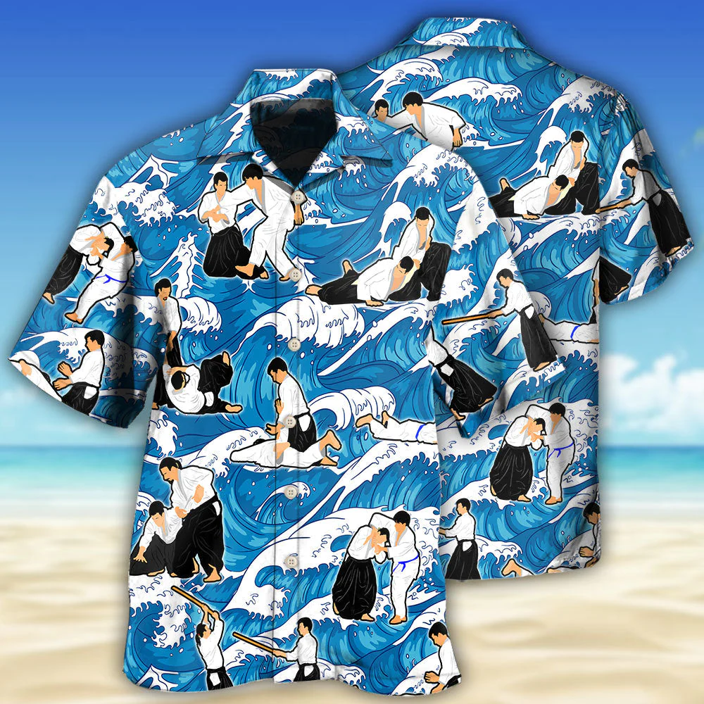 Aikido Make Me Strong Hawaiian Shirt