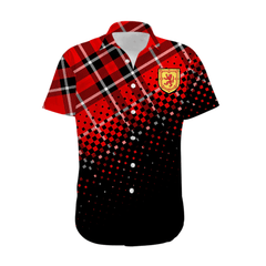 Scottish Gaelic Hawaiian Shirt Crest Scotland Lion Tartan LT9