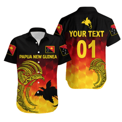 (Custom Personalised) Papua New Guinea Barramundis Cricket Hawaiian Shirt Birds Of Paradise Paradisaea Raggiana Original - Gradient Flag Vibes LT8