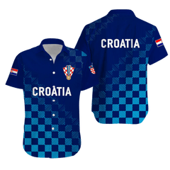 Croatia Football World Cup 2022 Champions Pride Hawaiian Shirt Blue - LT12