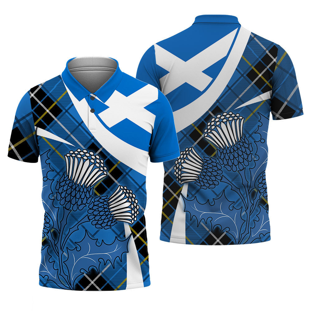 Scottish Thistle Tartan Hawaiian Shirt Scottish Alba Flag Style Hoodifize