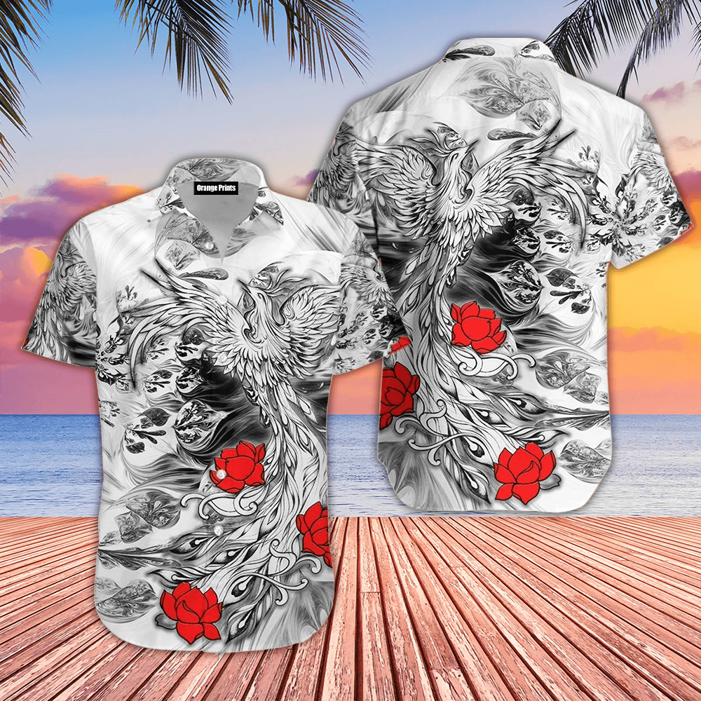 Viking Phoenix Hawaiian Shirt