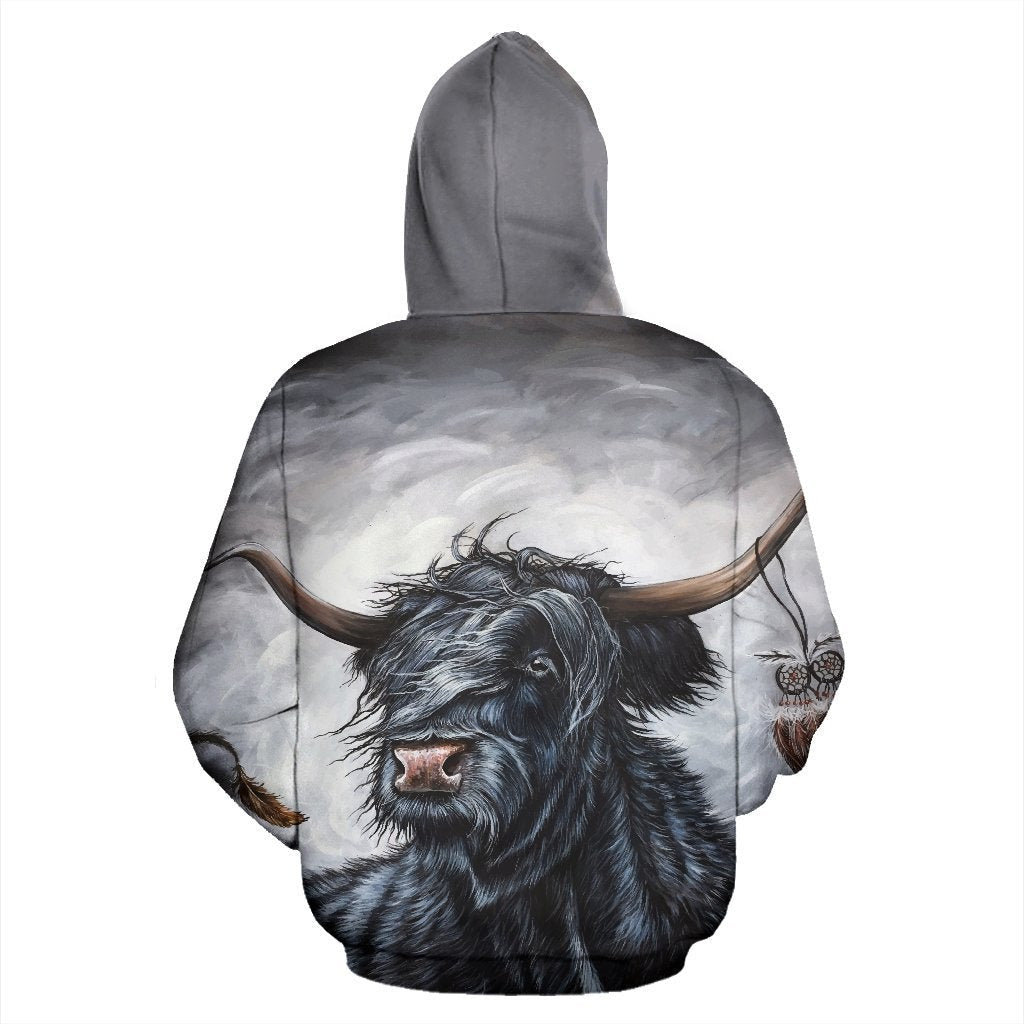 Scotland Hoodie - Scottish Highland Cow