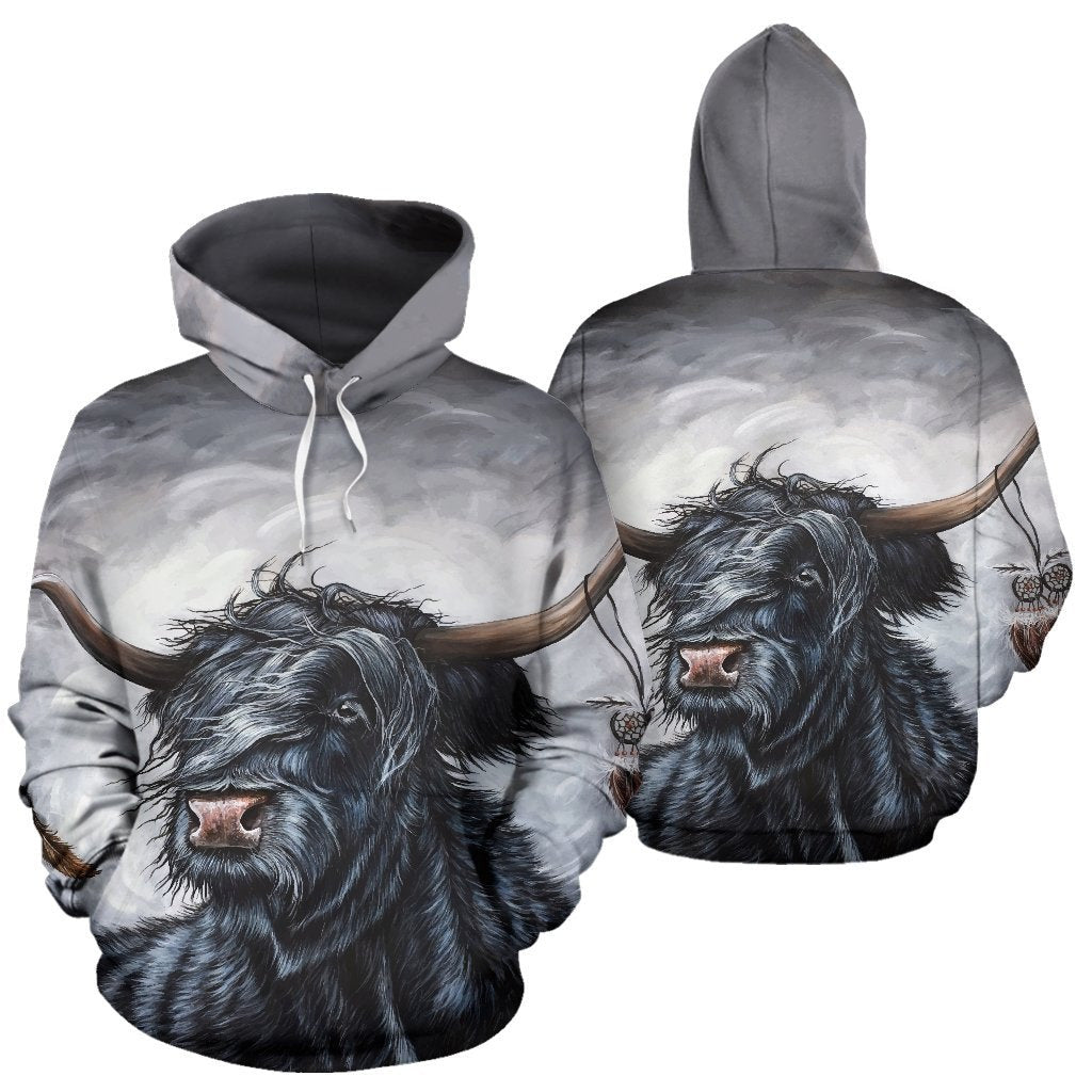 Scotland Hoodie - Scottish Highland Cow