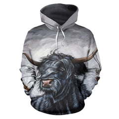 Scotland Hoodie - Scottish Highland Cow