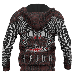 Eagle And Salmon Native American Pacific Northwest Style Customized All Over Printed Hoodie