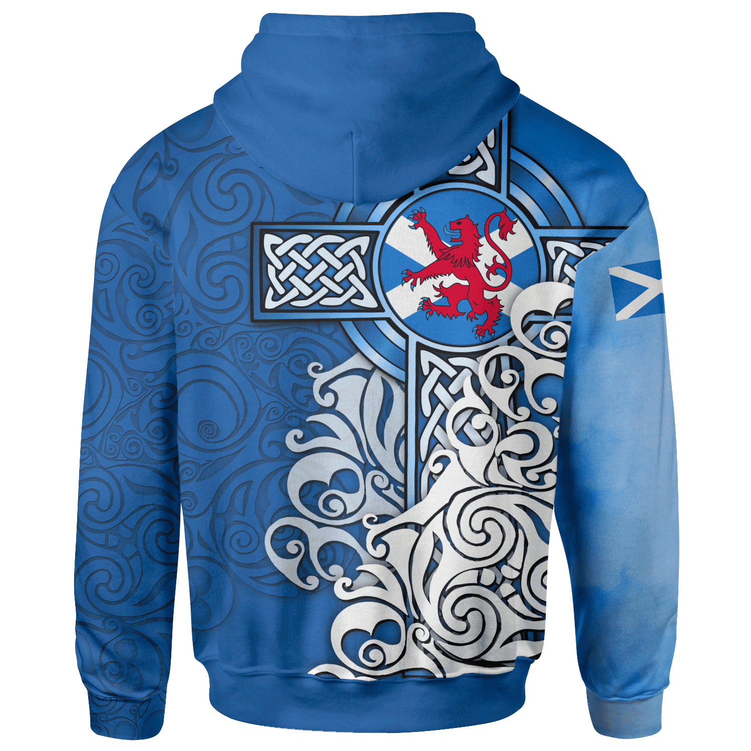 Scotland Celtic Hoodie - Scottish Flag and Lion