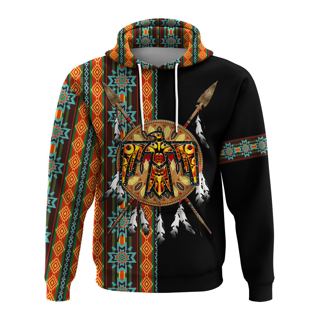 Native American Cherokee Thunderbird Heritage Hoodie LT12