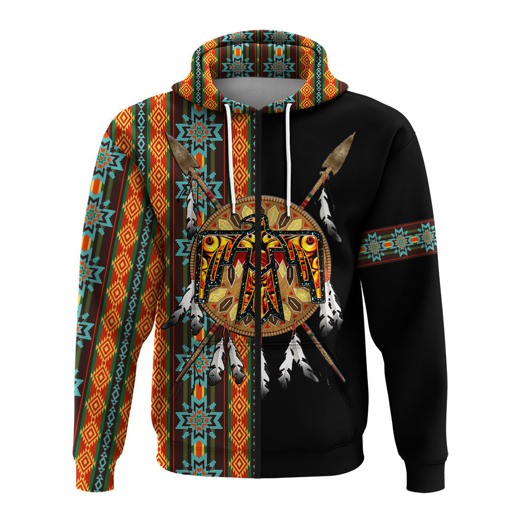 Native American Cherokee Thunderbird Heritage Hoodie LT12