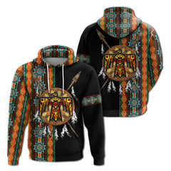 Native American Cherokee Thunderbird Heritage Hoodie LT12