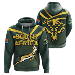 African Hoodie South Africa Springbok Hoodie Rugby Fan