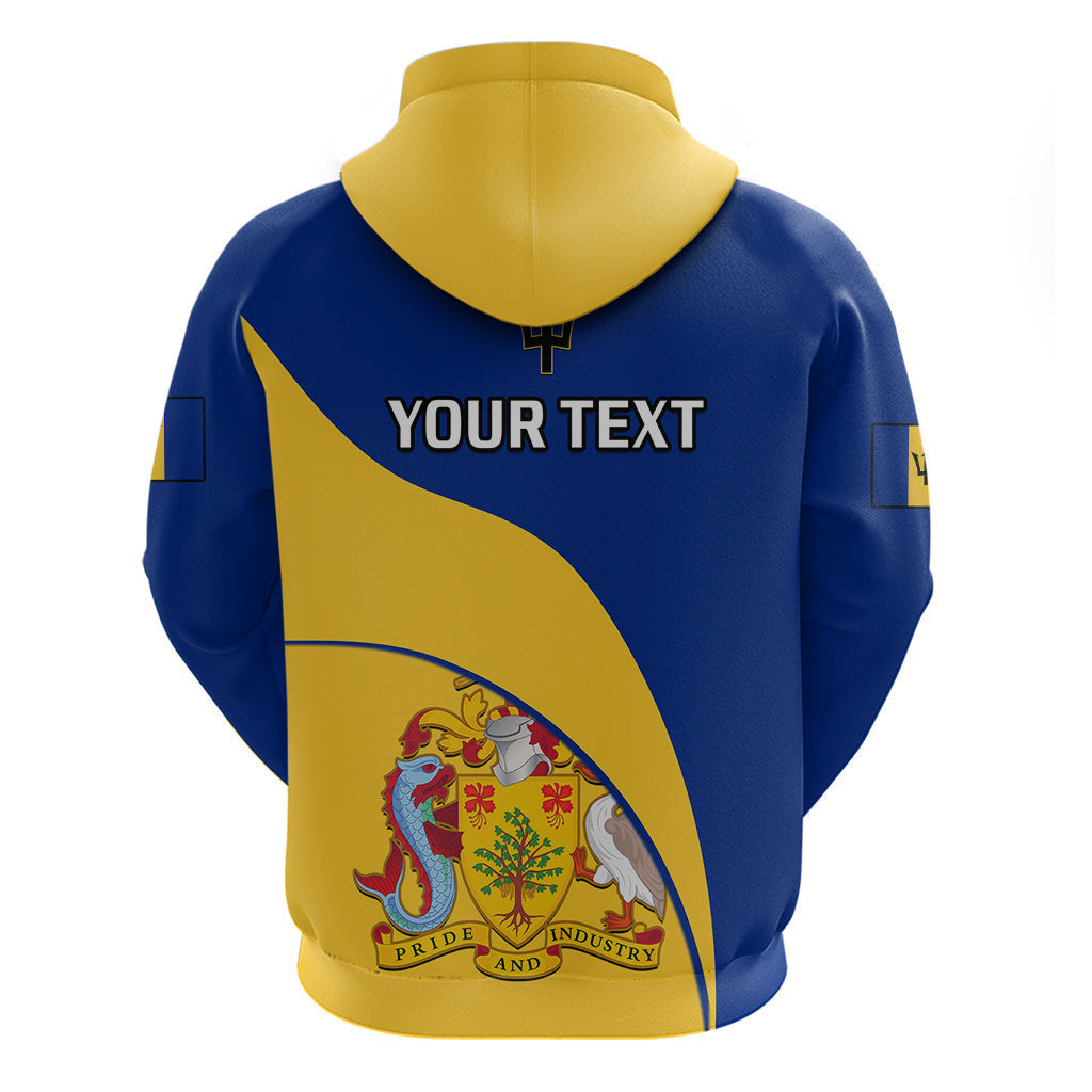 Custom Barbados Hoodie Barbadian Coat Of Arms LT14