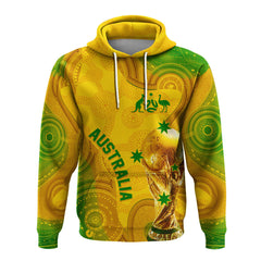 Australia Soccer WC 2022 Hoodie Aboriginal Socceroos LT7