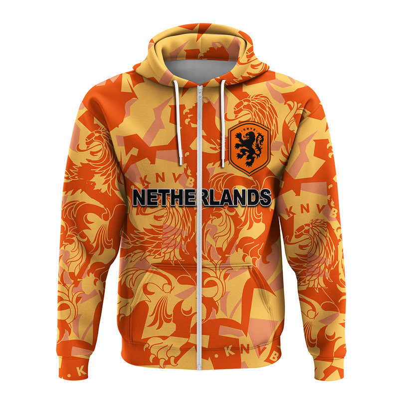 Custom Netherlands Soccer Hoodie World Cup Champions LT6