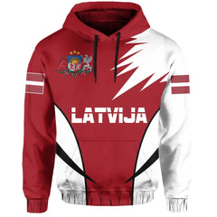 Latvija Latvia Active Hoodie RLT6