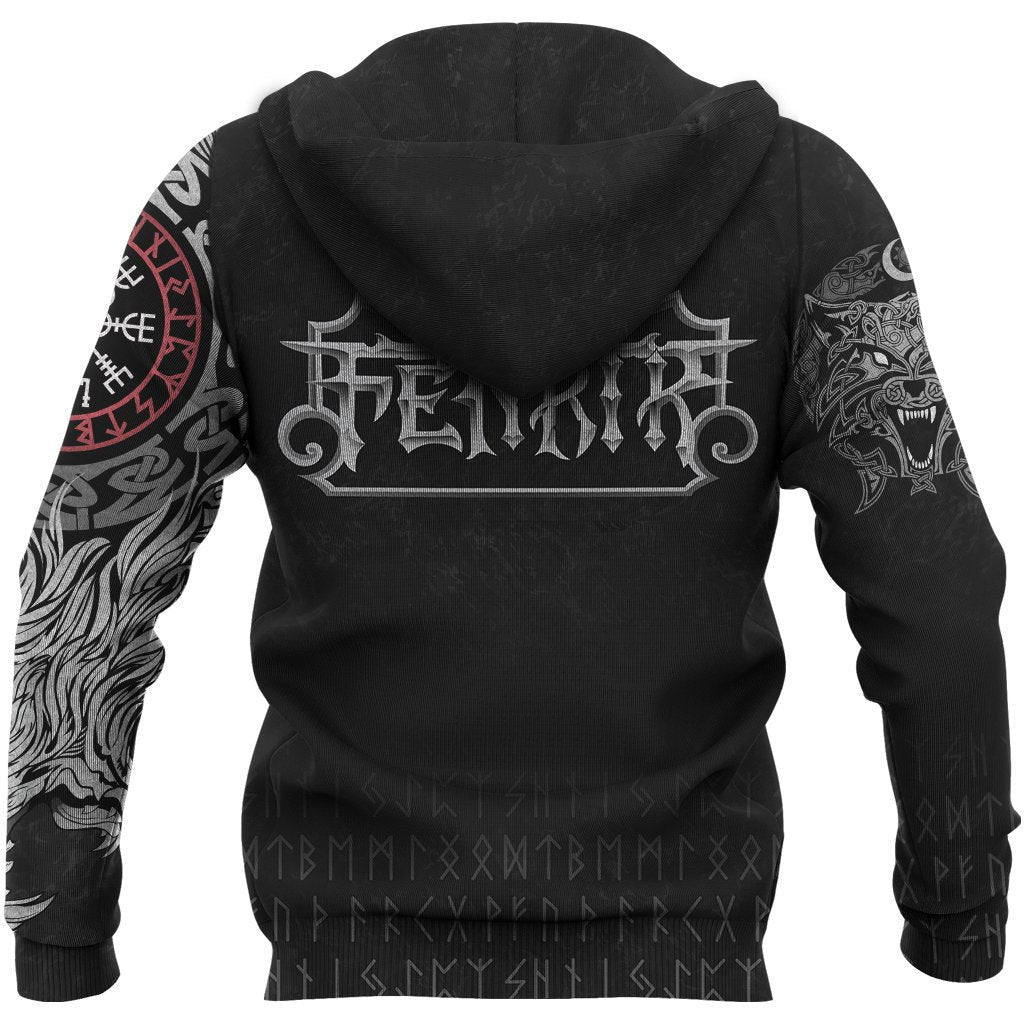 Viking Zip Hoodie Fenrir RLT12