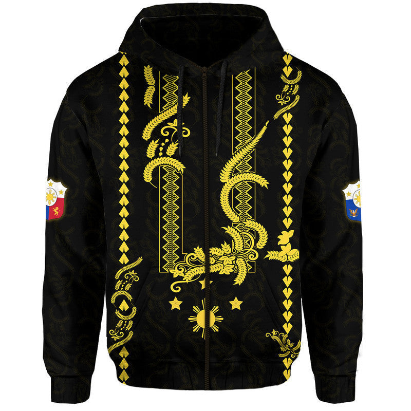 Philippines Hoodie Pechera With Side Barong Patterns LT9