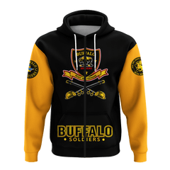 Custom Buffalo Soldiers Hoodie African American Legend Of The Black Soldiers LT2