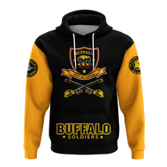 Custom Buffalo Soldiers Hoodie African American Legend Of The Black Soldiers LT2