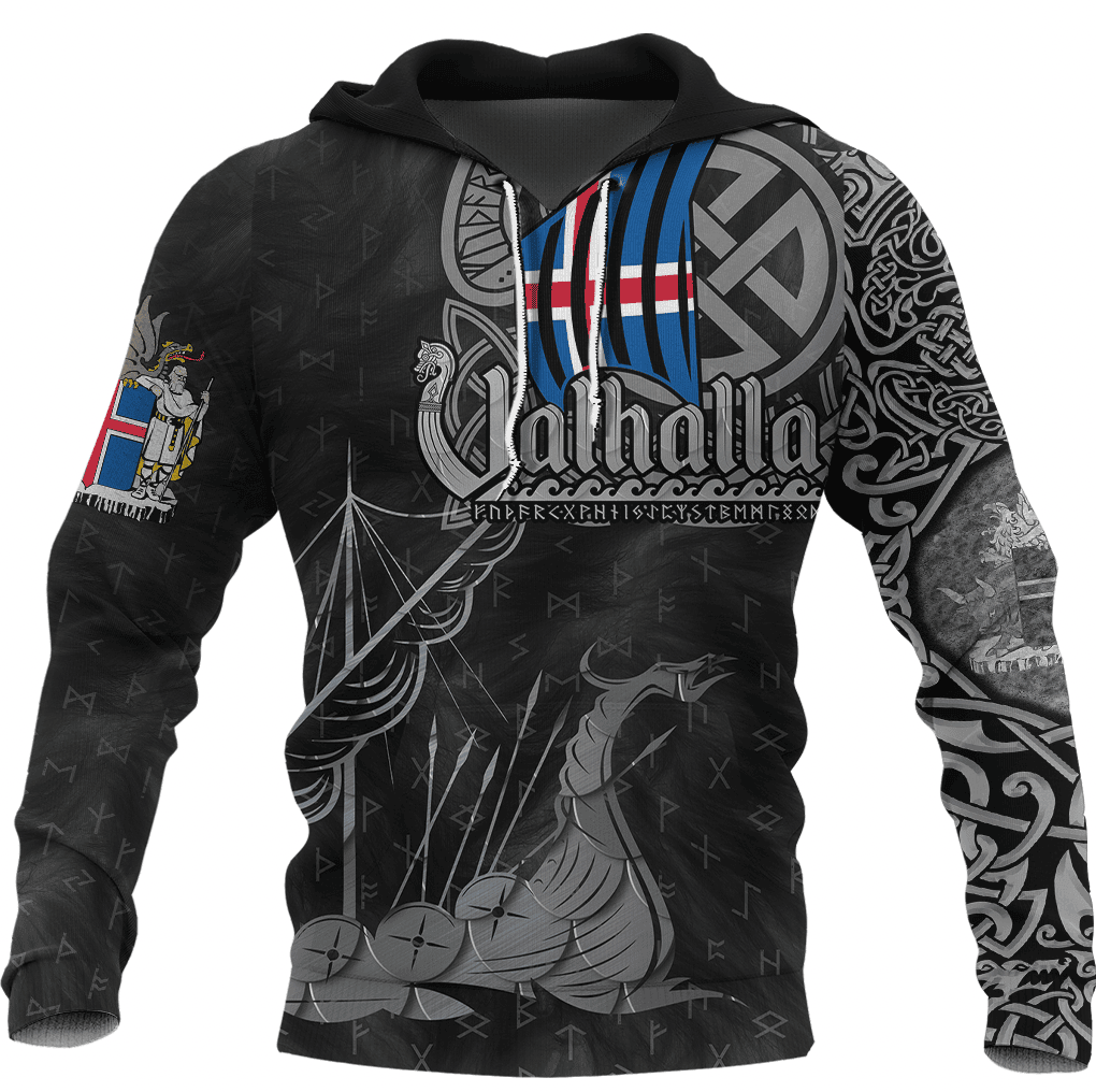 Viking Clothing Viking Iceland Drakkar Hoodie RLT12