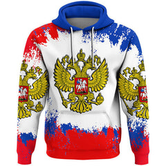 Russia Paint Style 3D Hoodie