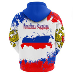 Russia Paint Style 3D Hoodie