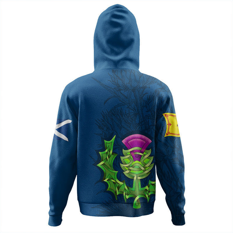 Scotland Celtic Knot Zip 3D Hoodie