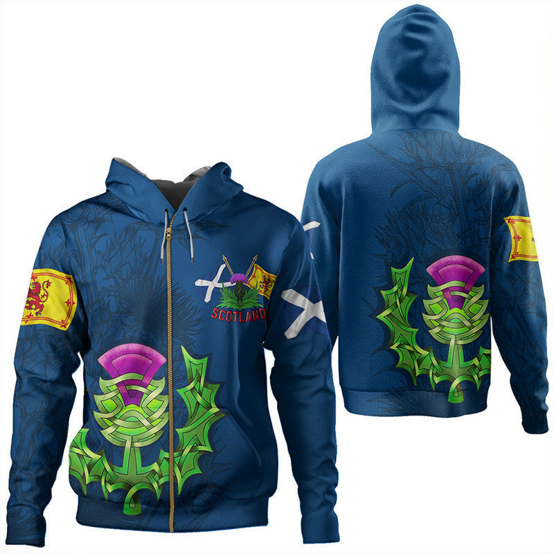 Scotland Celtic Knot Zip 3D  Hoodie