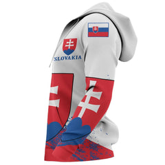 Slovakia Special Zipper 3D Hoodie