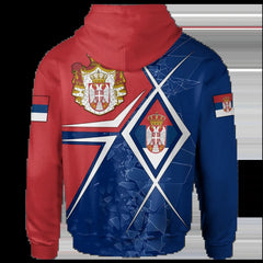 Serbia 3D Hoodie Serbian Legend