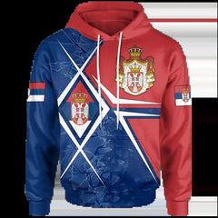 Serbia 3D  Hoodie Serbian Legend