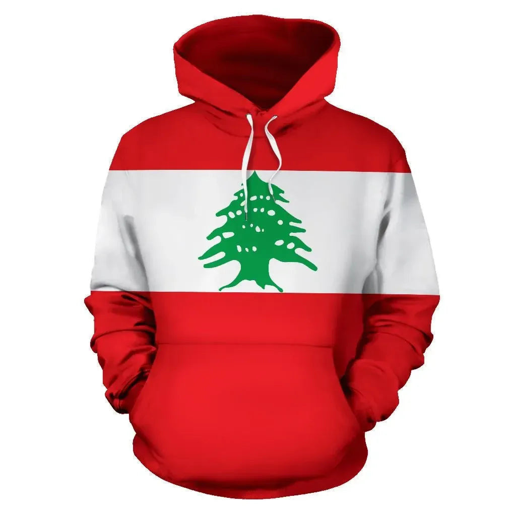 Lebanon 3D Hoodie Original Flag