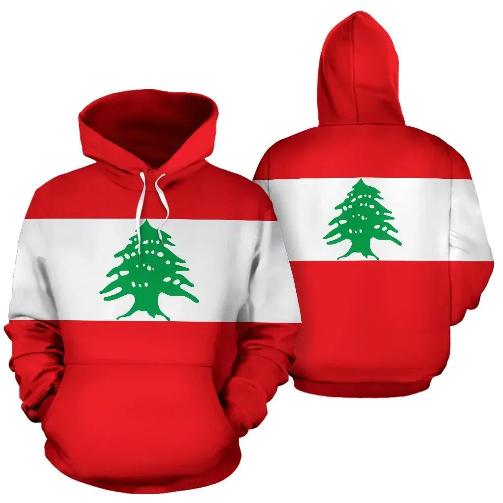 Lebanon 3D  Hoodie Original Flag