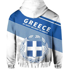 Greece Flag Motto 3D Hoodie Limited Style