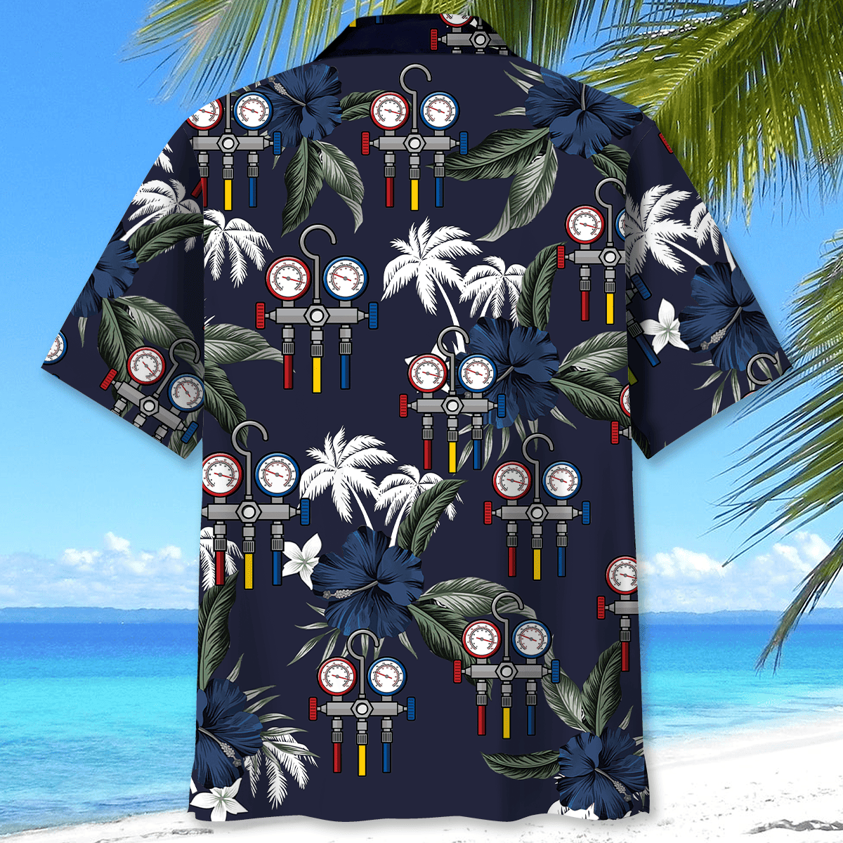 Awesome HVAC Tech Hawaiian Shirt