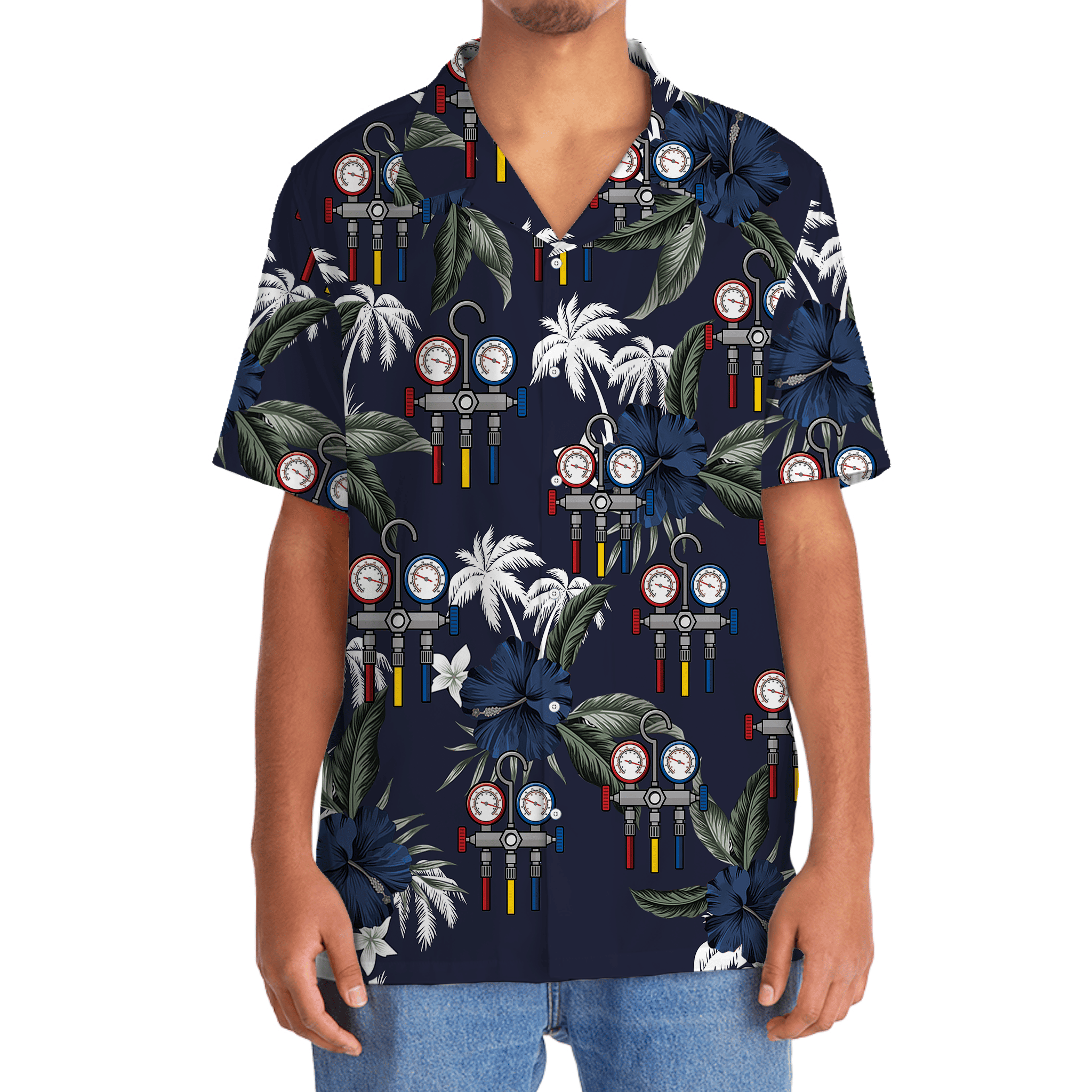 Awesome HVAC Tech Hawaiian Shirt